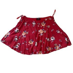 Floral Mini Skirt